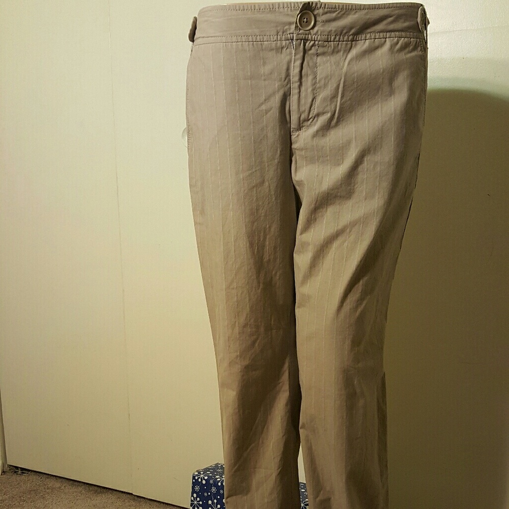 Calvin Klein kaki pants cotton size 8